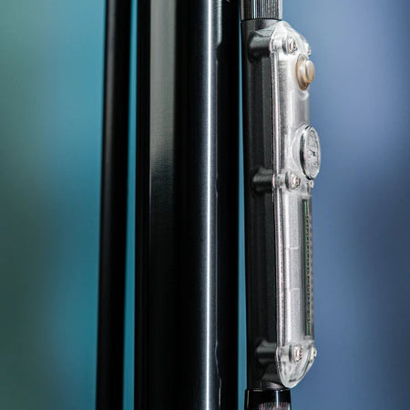 Lezyne Digital Travel Floor Drive Portable Pump In Black