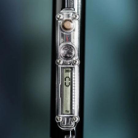 Lezyne Digital Travel Floor Drive Portable Pump In Black