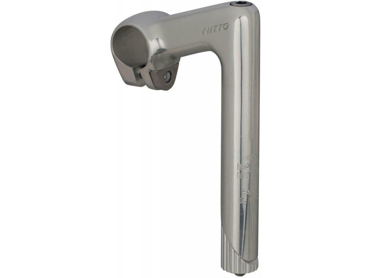 Nitto NP SX-60 Pearl Quill Stem | 26mm Clamp | Silver