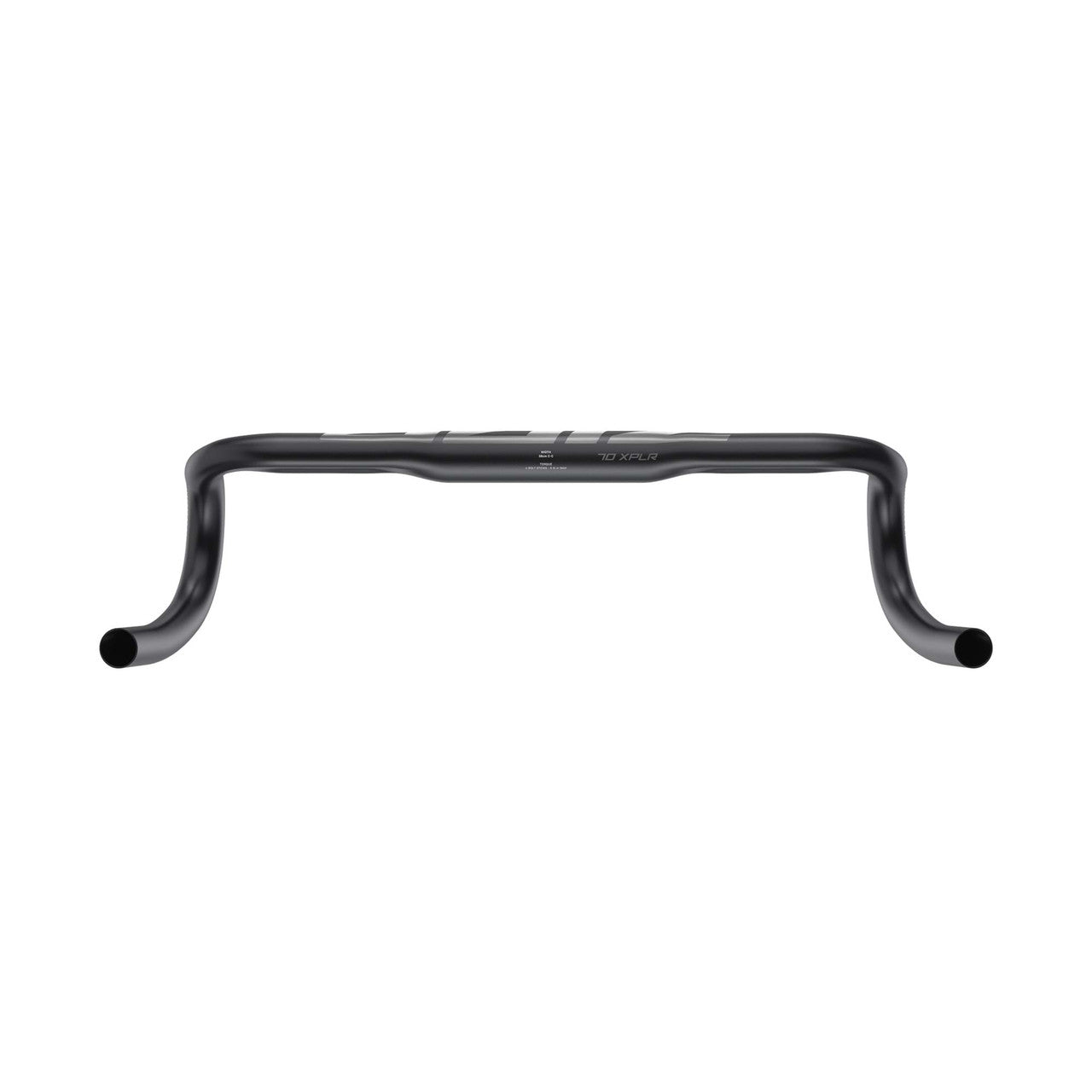 Zipp Handlebar Drop Service Course SL 70 XPLR A2 in Matte Black with Gloss Logos RRP £121