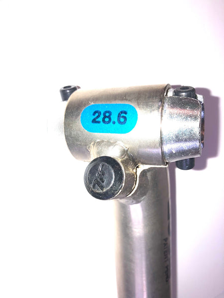 Zoom Rounded Alloy Seatpost 28.6mm Titanium Finish