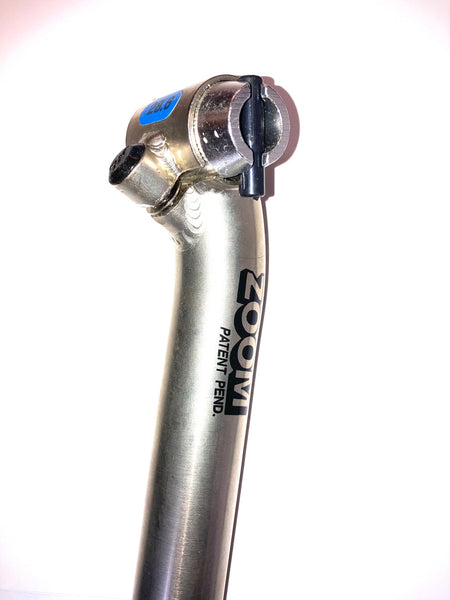 Zoom Rounded Alloy Seatpost 28.6mm Titanium Finish