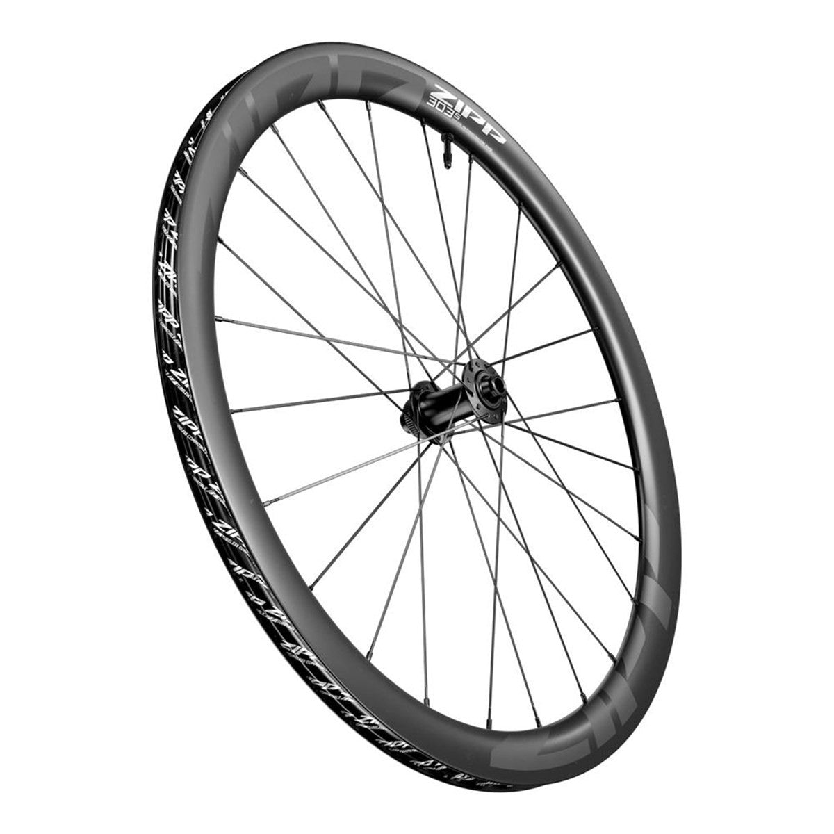 ZIPP 303 S Carbon Tubeless Ready Disc Brake Center Lockring 700C Front Wheel 24Spokes 12 X 100mm A1