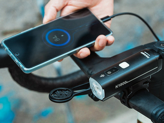 Ravemen K1800 USB Rechargeable AI Nighttime 1800 Lumen Bicycle Front Light