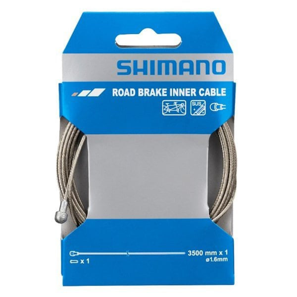 Shimano Road/Tandem Stainless Steel Single Inner Brake Wire 1.6 x 3500 mm