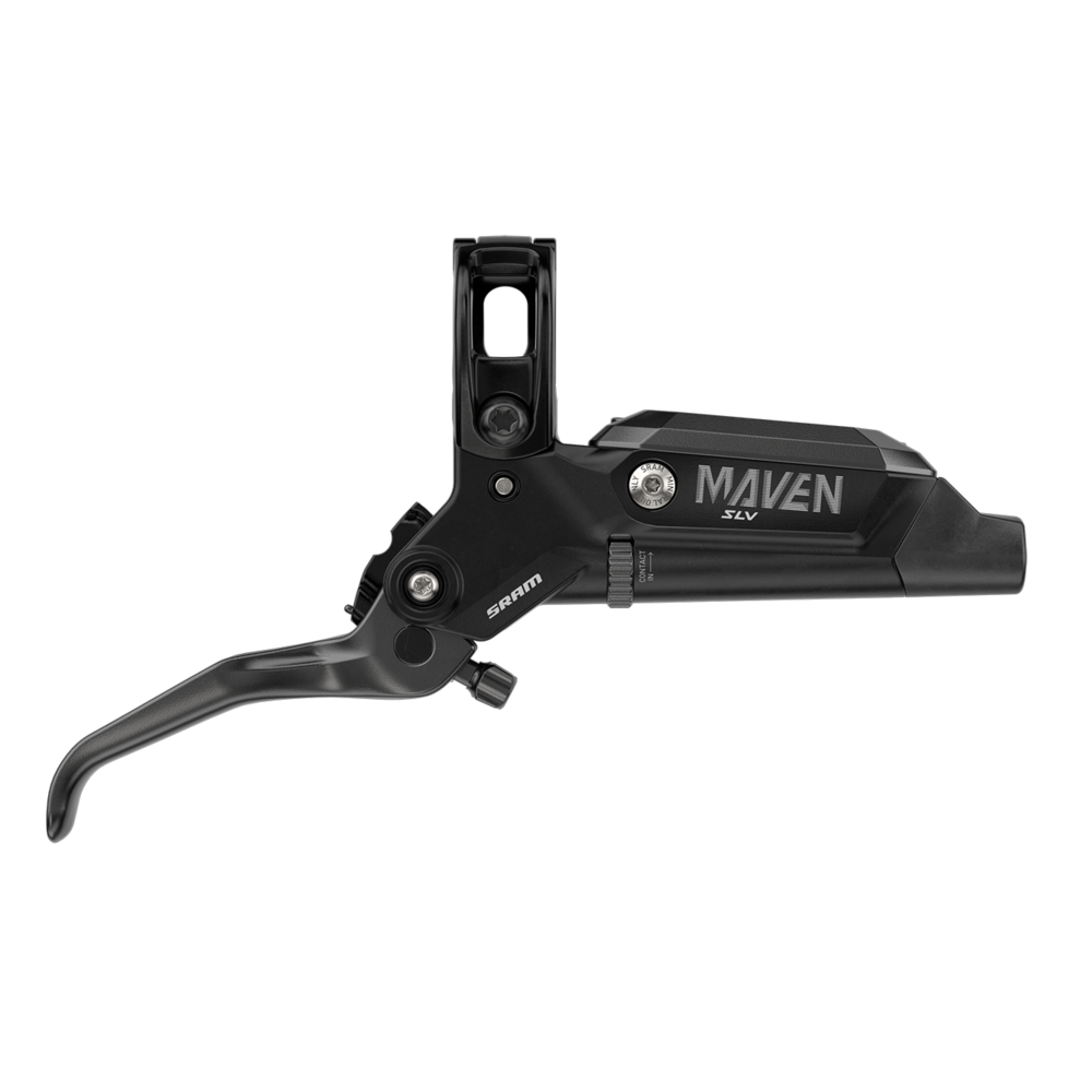SRAM Maven Silver Stealth Disc Brake Lever & Caliper In Black Includes MMX Clamp