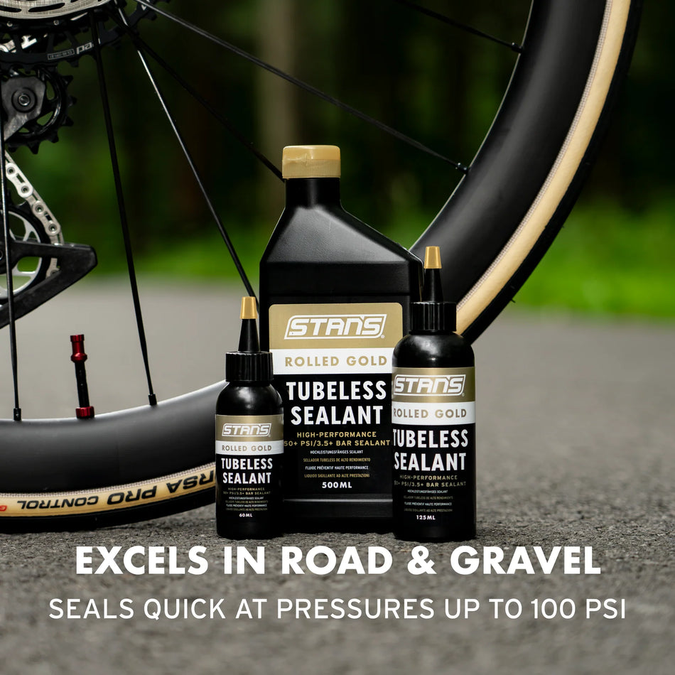 Stans Rolled Gold Tubeless Tyre Sealant Road Gravel