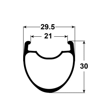 Reynolds AR29DB Carbon Wheelset 700C Front and Rear Disc