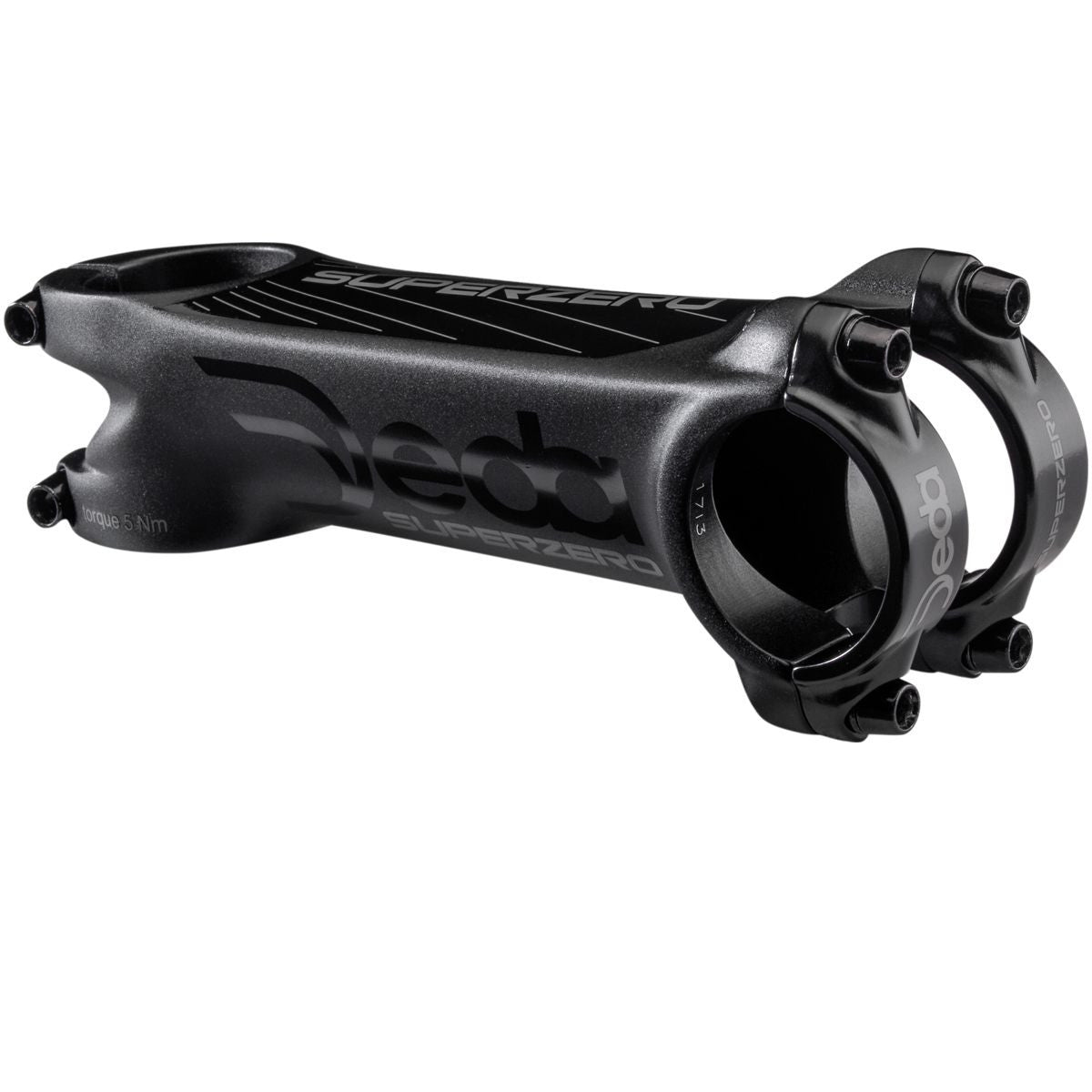 Deda Elementi Superzero Stem | Polish On Black | 31.7mm Clamp | All Sizes | RRP £107.99