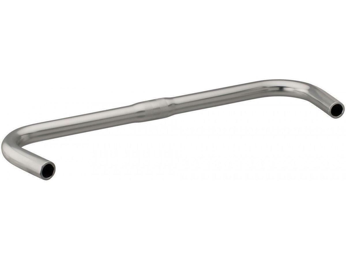 Nitto B263AA Flat Bullhorn Handlebars 25.4mm Clamp | 420mm Wide In Silver