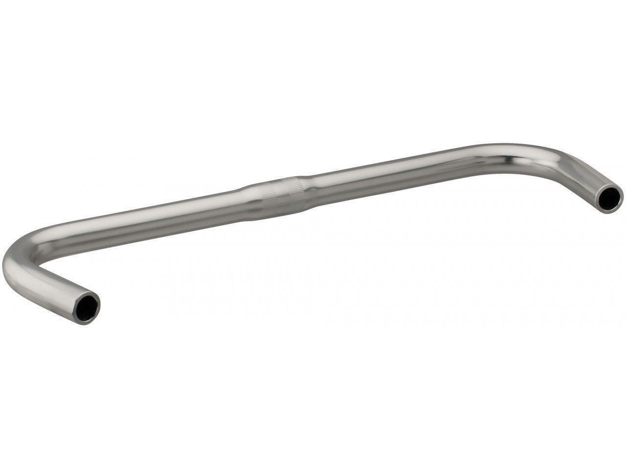 Nitto B263AA Flat Bullhorn Handlebars 25.4mm Clamp | 420mm Wide In Silver