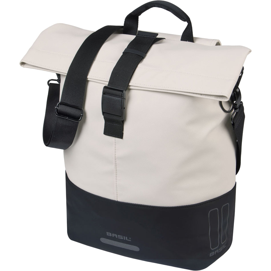 Basil Cove Shopper Bag With MIK Hooks 14-16L Offwhite Black