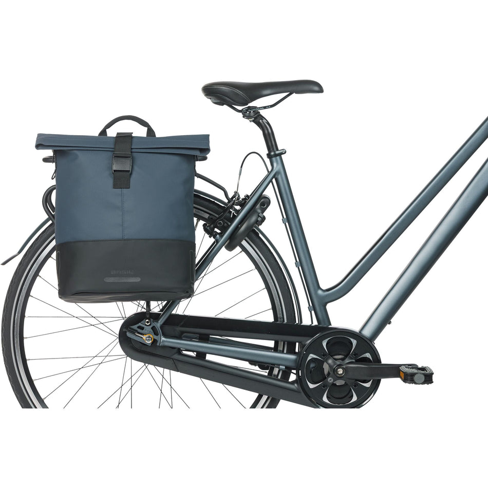 Basil Cove Shopper Bag With MIK Hooks 14-16L Navy Black