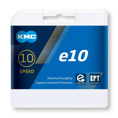KMC E10 EPT 10 Speed E-Bike Bicycle Chain 136 Link In Silver