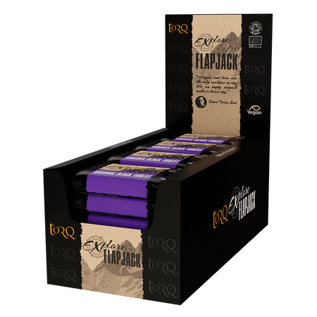 *NEW* TORQ Explore Flapjack Organic Black ForestBox of 20 x 65g Bars