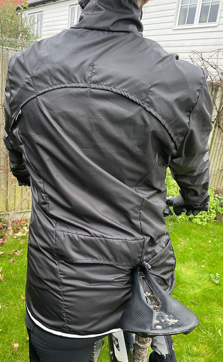 HUDS Super Waterproof Packable Lightweight Unisex Jacket 140g In Black