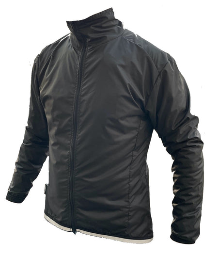 HUDS Super Waterproof Packable Lightweight Unisex Jacket 140g In Black