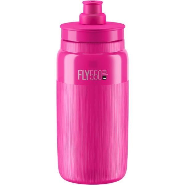 pink Elite Fly 550ml cycling water bottle bundle pink for hydration during cycling.