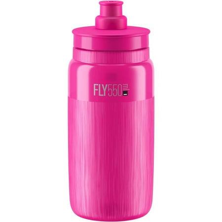 pink Elite Fly 550ml cycling water bottle bundle pink for hydration during cycling.