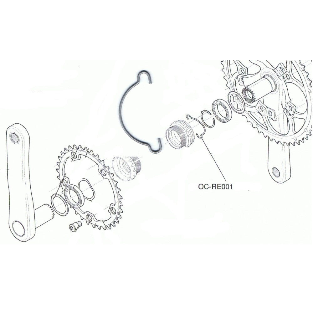 Campagnolo OC-RE001 Circlip for Ultra Torque Outboard Cup Bearing