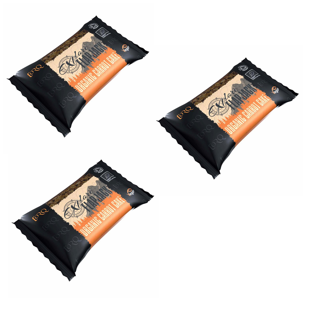 TORQ Explore Flapjack 3 x 65g Bars NEW FLAVOURS ADDED