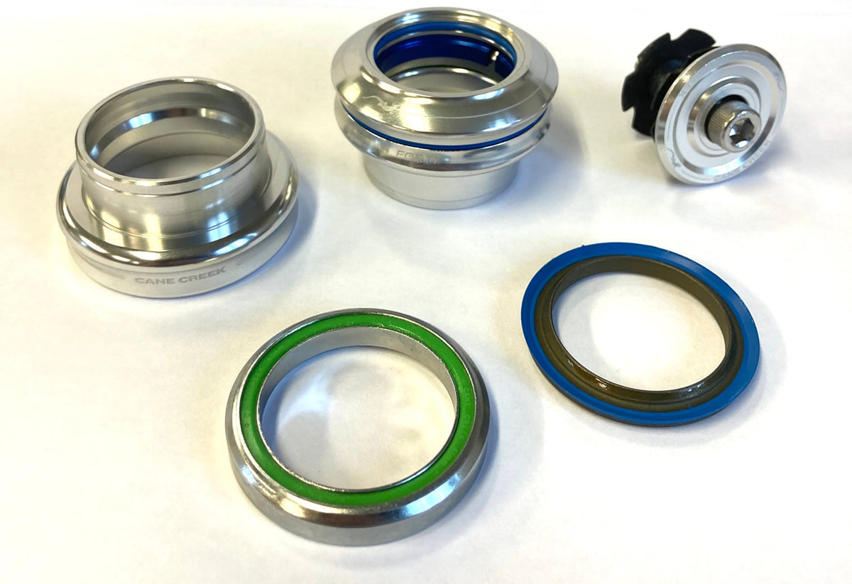 Cane Creek Forty Series 1 1/8" Threadless Headset In Silver - EC34