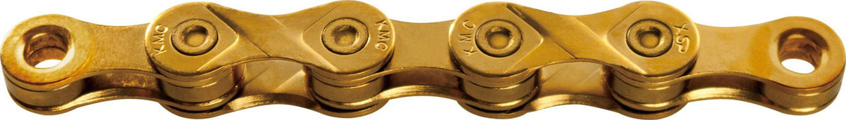 KMC X9 9 Speed Chain 114 Link Gold
