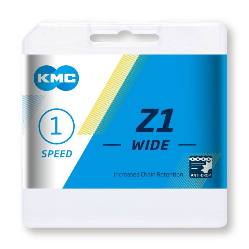 KMC Z1 Wide 1/3 Speed Chain 112 Link Silver