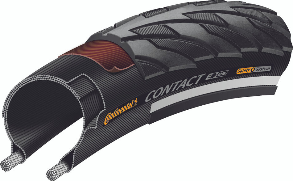 Continental Contact Wired Tyre in Black