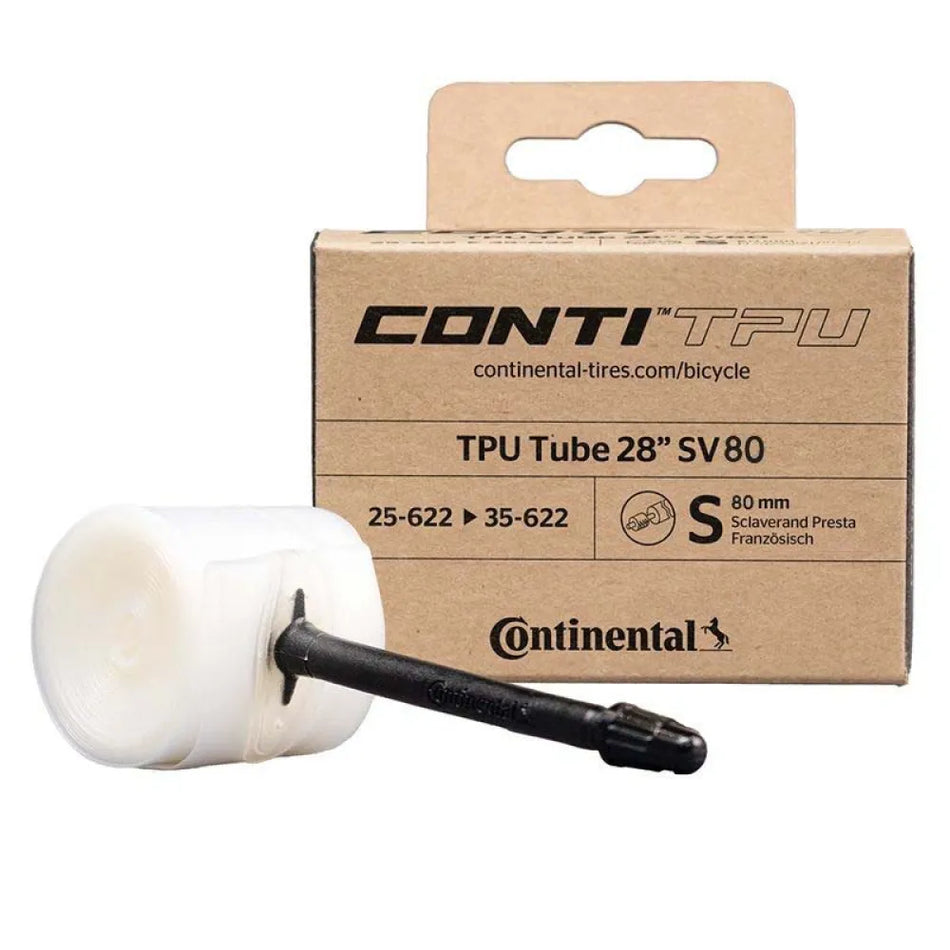 Continental TPU Road 700 x 25-35 Clear Inner Tube Presta 80mm