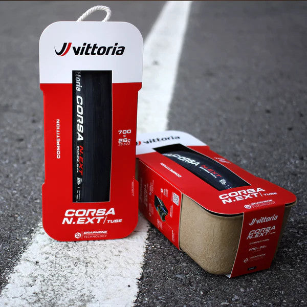 Vittoria Corsa N.EXT Full Black G2.0 Tube Road Folding Tyre