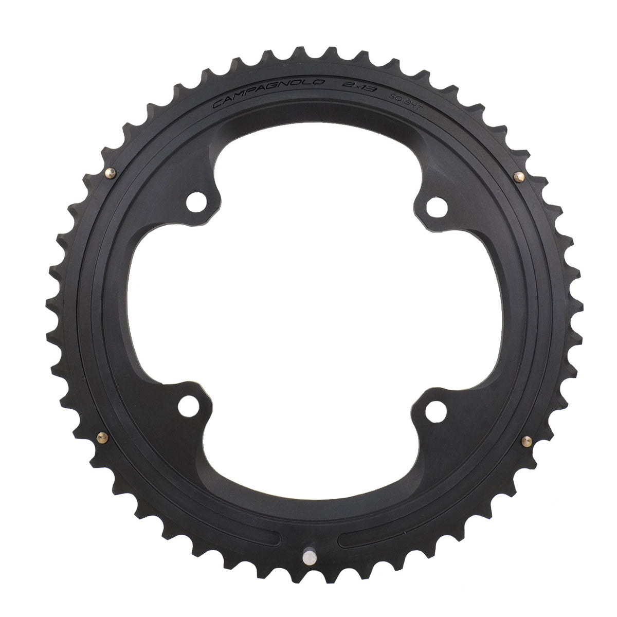 Campagnolo Super Record 13 speed chainring, a key component in the innovative wireless groupset for road cycling.