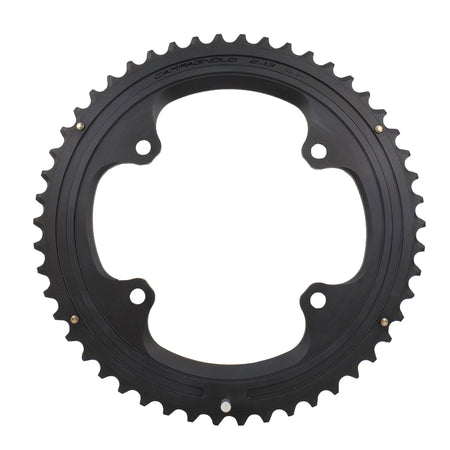 Campagnolo Super Record 13 speed chainring, a key component in the innovative wireless groupset for road cycling.
