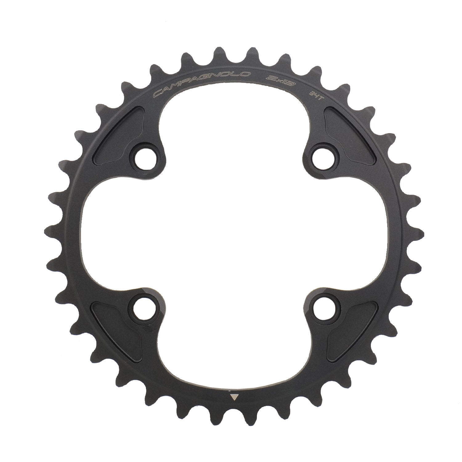 Campagnolo Super Record 13 speed chainring, engineered for precision and performance in road cycling.