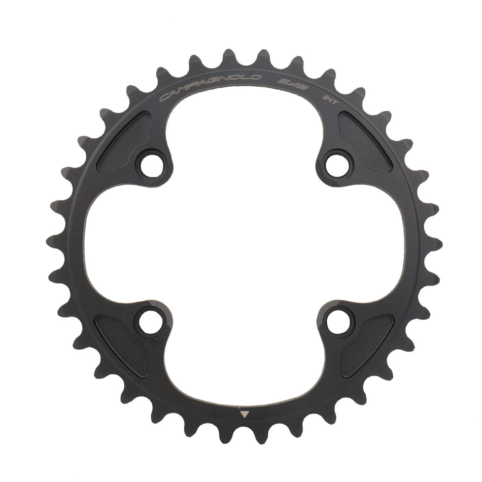 Campagnolo Super Record 13 speed chainring, engineered for precision and performance in road cycling.