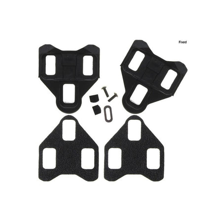 Campagnolo fixed cleats for Pro Fit pedals showing cleat plates and fixing screws.