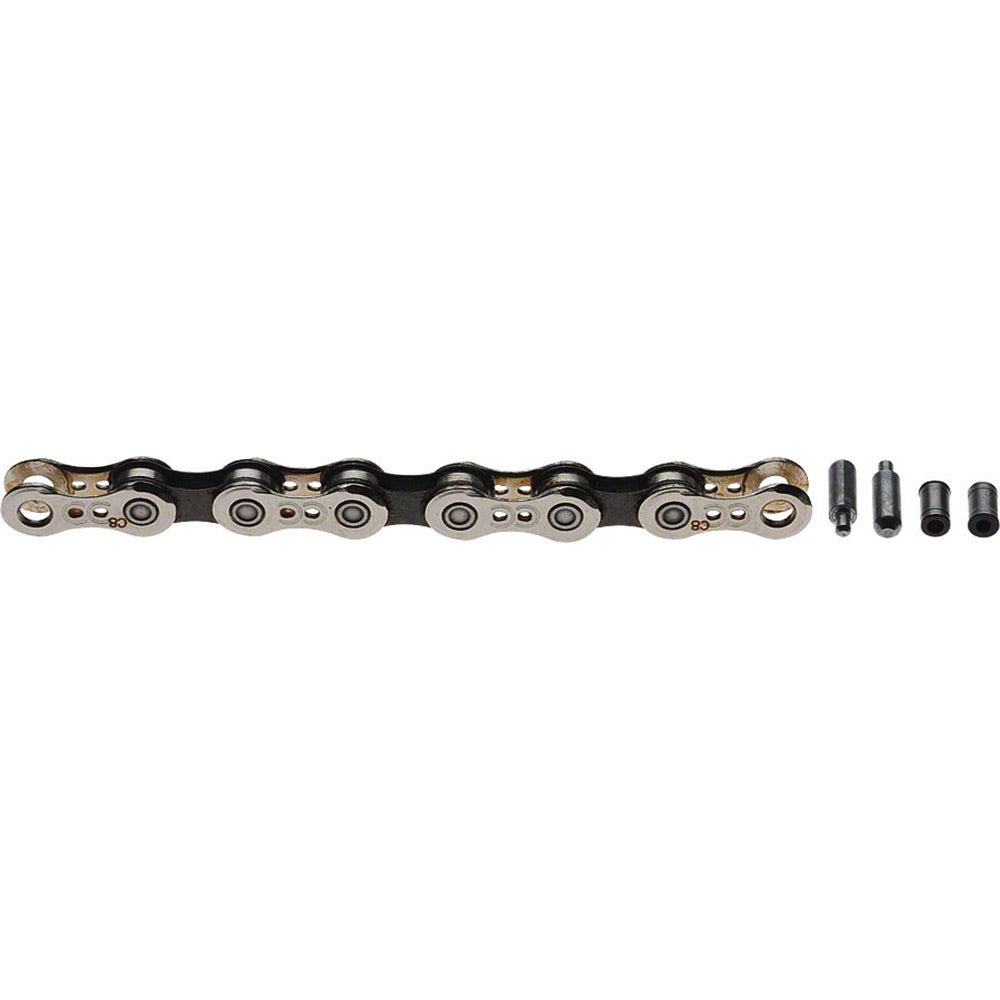 Campagnolo 10 speed chain joining links including chainlinks and replacement pins.