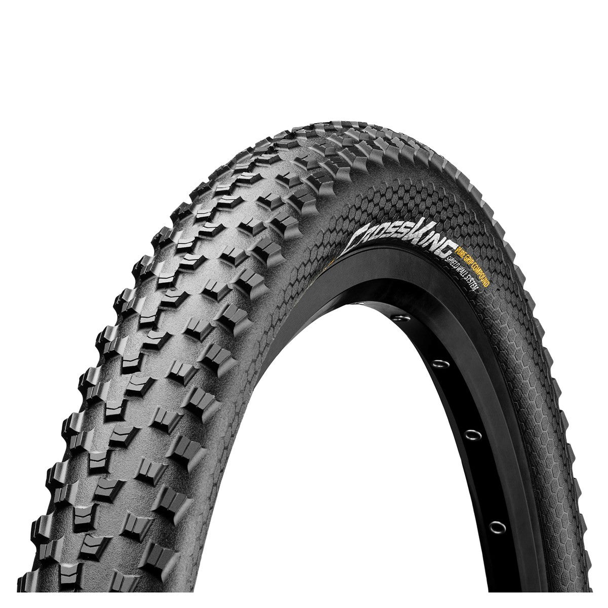 Continental Cross King PureGrip ShieldWall Tubeless Ready Folding Tyre Black All Sizes