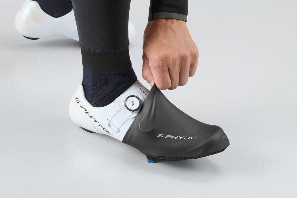 Shimano Unisex S-Phyre Toe Covers In Black
