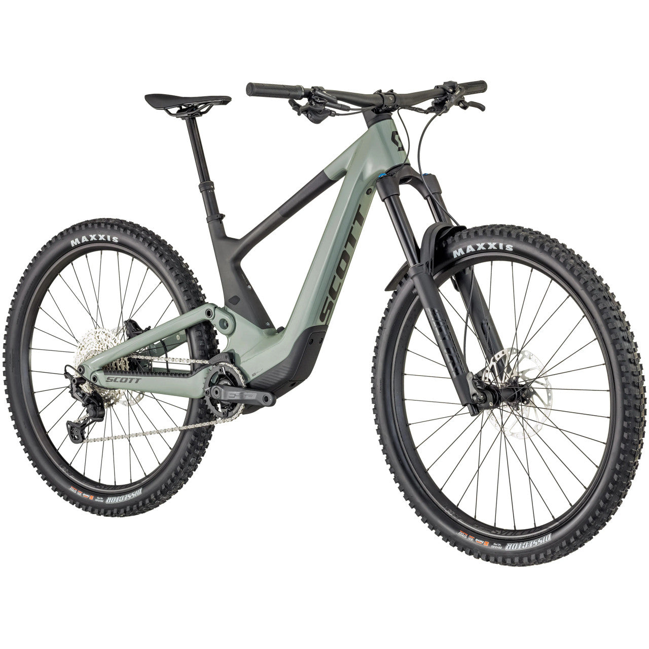 Scott Voltage eRide 910 Electric Full Suspension Mountain Bike | Undergrowth Green
