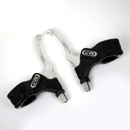 Dia-Compe Tech 77 Old School BMX / Fixie 22.2mm Clamp Caliper/ Canti Brake Levers - Pair In Silver
