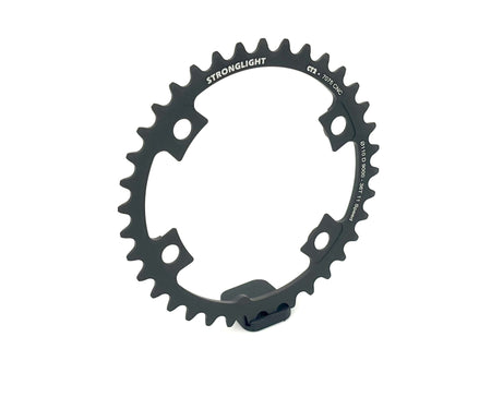 Stronglight Dura Ace 9000 11 Speed Shimano compatible chainring in black with 4-arm design