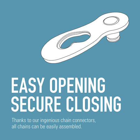 Connex 8SE 7/8 Speed 1/2" x 3/32" 124 Link E-Bike Bicycle Chain