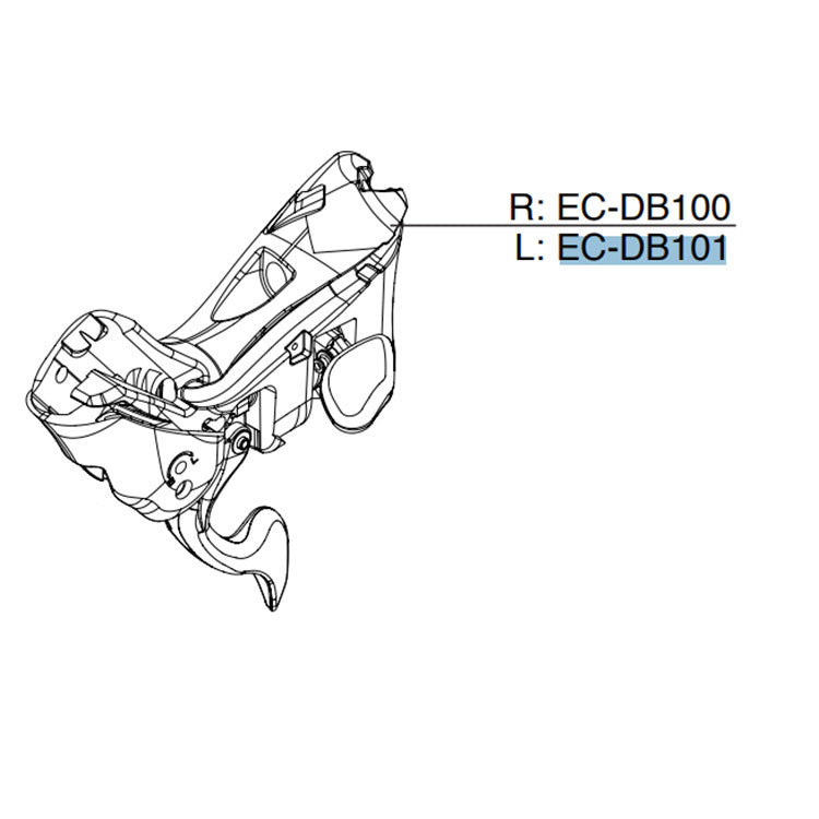 Campagnolo H11 Left Hand Hydraulic Ergopower Shifter Body EC-DB101