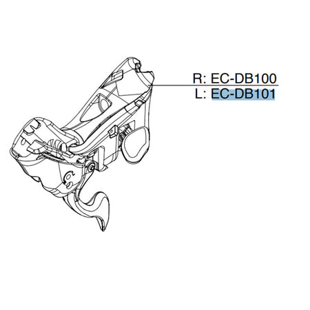 Campagnolo H11 Left Hand Hydraulic Ergopower Shifter Body EC-DB101