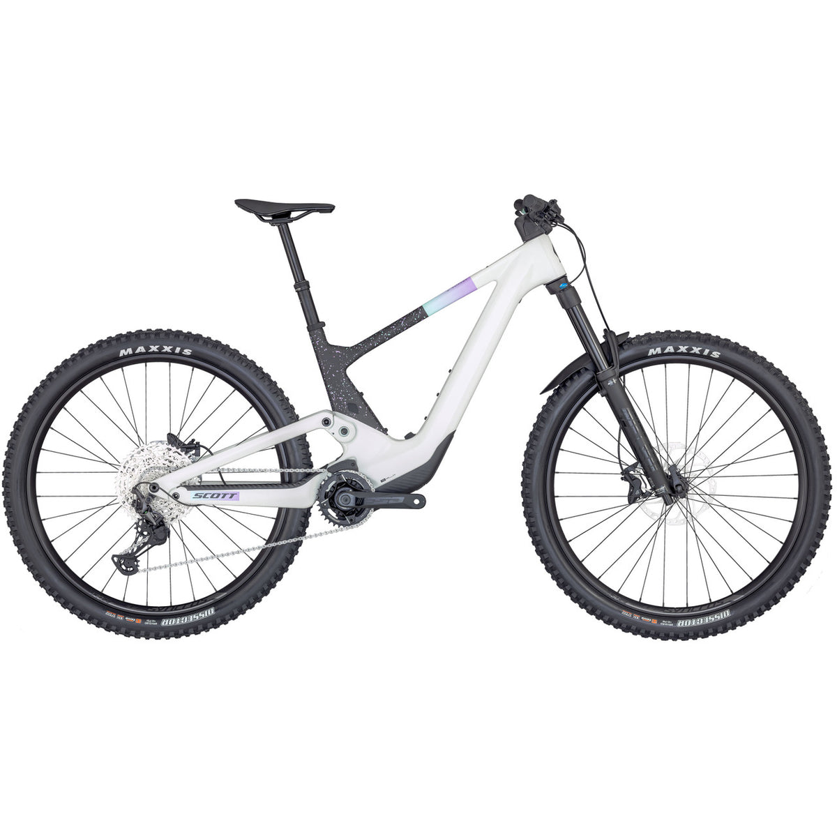 Scott Contessa Voltage eRide 900 Ladies Electric Full Suspension Mountain Bike | Beluga Grey / Terrazzo Black