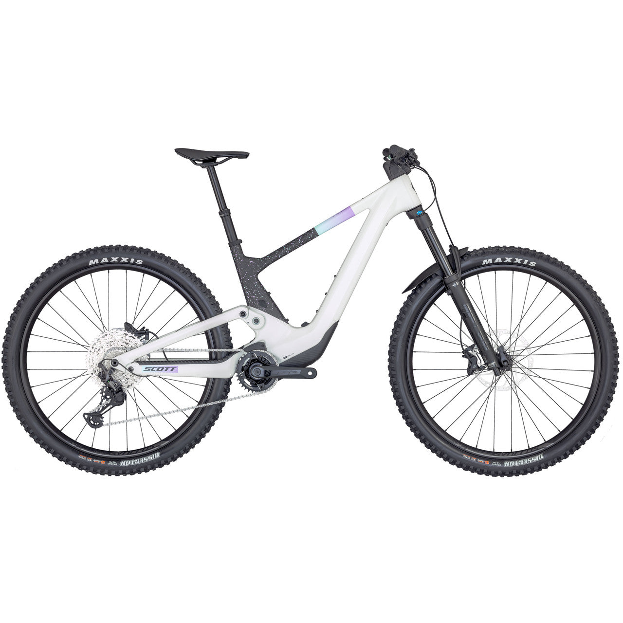 Scott Contessa Voltage eRide 900 Ladies Electric Full Suspension Mountain Bike | Beluga Grey / Terrazzo Black