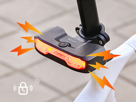 Ravemen NT101 Commuter Signal 160 Lumens Bicycle Rear Light With Bike Turn Signals & Brake Detection