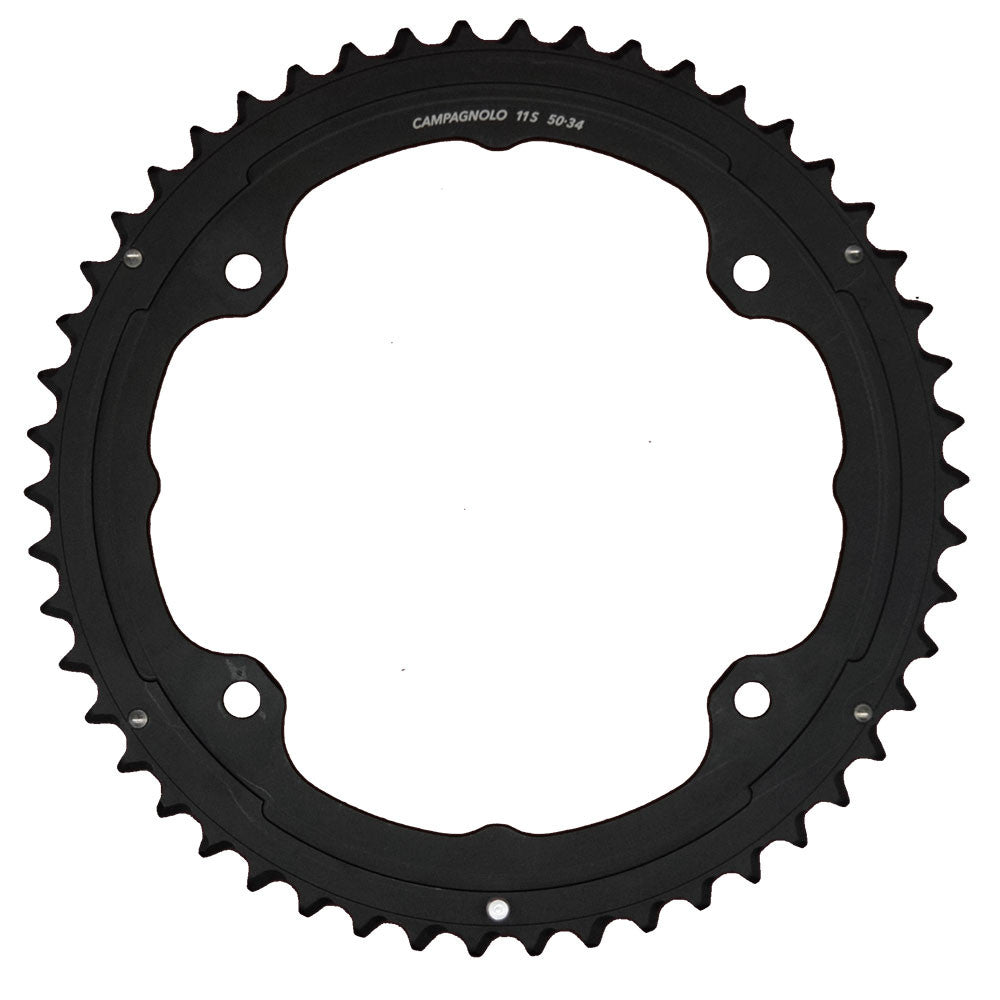 Campagnolo FC-PO150B Potenza / Centaur 11 Speed HO 4-Arm Chainring 50T In Black