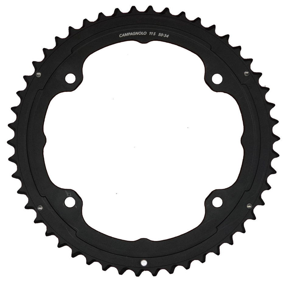 Campagnolo FC-PO150B Potenza / Centaur 11 Speed HO 4-Arm Chainring 50T In Black